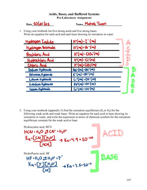 Acids Bases Buffer Lab Mt Acids Bases And Buffered Systems Pre