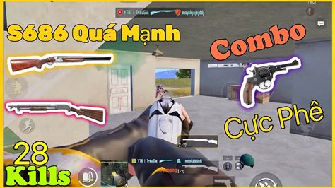 Pubg Mobile Thử Thách Cầm Combo Shotgun S686 Trâu Già Máu Chiến Đi