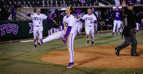 Baseball Lupton Magic Powers Tcu To Series Sweep Of Florida Gulf Coast