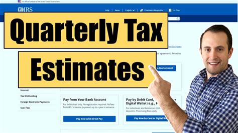 How To Pay Quarterly Taxes Online 2024 YouTube