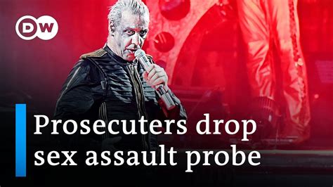 Rammstein Singers Sexual Assault Probe Dropped Dw News Youtube