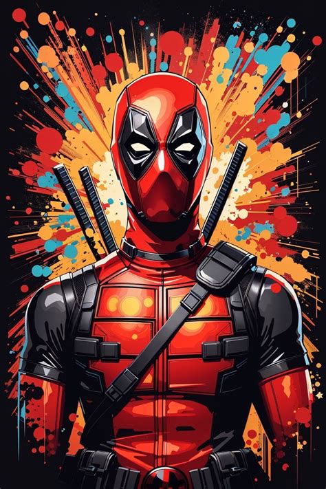 Dead Pool Deadpool Artwork Spiderman Comic Art Marvel Characters Art