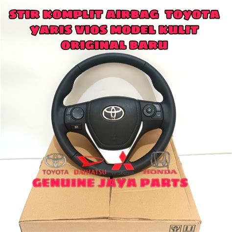 Jual Stir Setir Komplit Airbag Toyota Yaris Vios Model Kulit Original