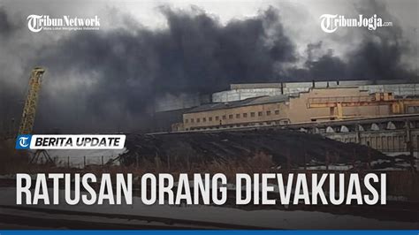 Boom Pabrik Pembuat Mesin Rudal Nuklir Rusia Terbakar Dan Terdengar