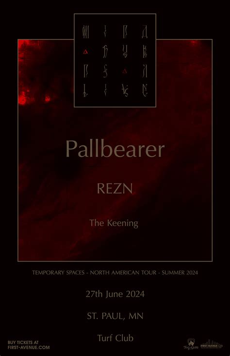 Pallbearer Turf Club First Avenue