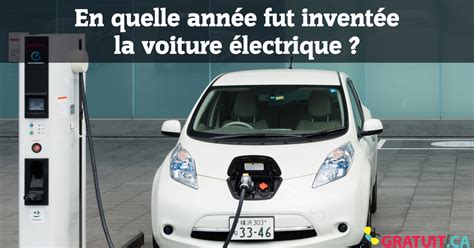 En quelle année fut inventée la voiture électrique