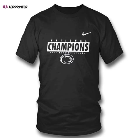 Penn State Ncaa Di College Wrestling National Champions 2023 T Shirt