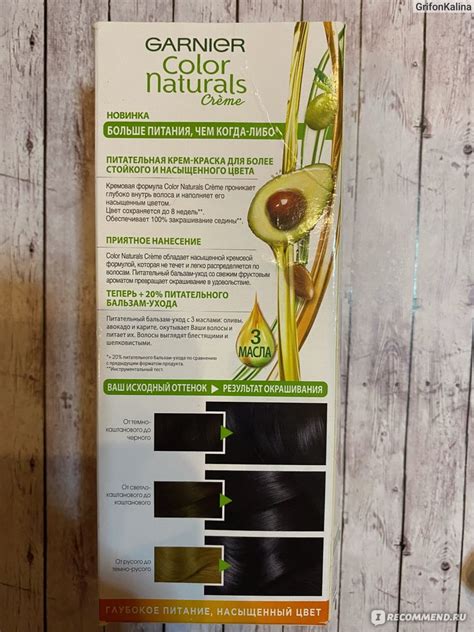 Краска для волос Garnier Color naturals creme - «Хорошо окрашивает даже ...