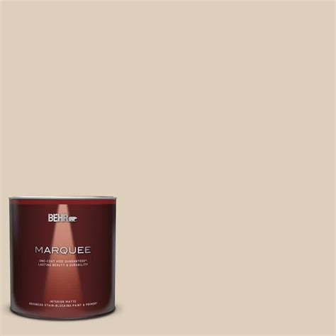 BEHR MARQUEE 1 Qt MQ3 11 Dainty Lace One Coat Hide Matte Interior