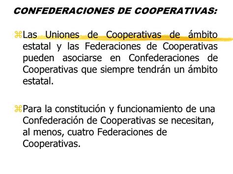 Como Surgen Las Federaciones Y Confederaciones Cooperativas Brainly Lat