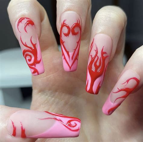 Upload Blog Via Nicoleorourkebeauty On Instagram Tribal Nails Goth