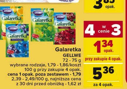 Galaretka Agrestowa Gellwe Cena Promocje Opinie Sklep Blix Pl