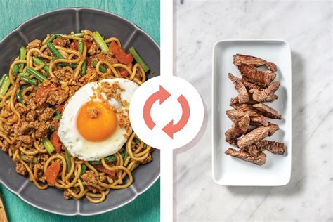 Sesame Hoisin Noodles Beef Strips Recipe Hellofresh