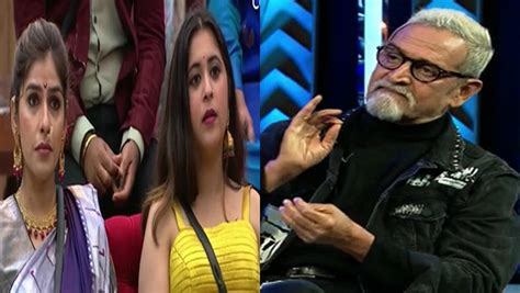 Bigg Boss Marathi Chavadi Mahesh Manjrekar Scolds Mira Jagannath