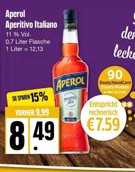 Aperol Aperitivo Italiano Angebot Bei Edeka 1prospektede