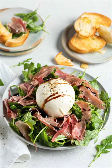 Burrata and Prosciutto Appetiser - It's Not Complicated Recipes