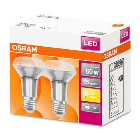 Osram Led Reflektor E27 R63 4 3w 36° 2 Pack