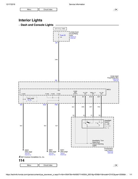 Honda Civic 2006 Wiring Diagrams