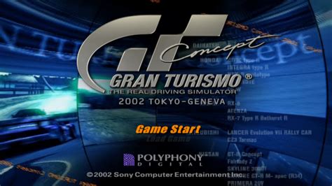 Gran Turismo Concept Tokyo Geneva Images Launchbox Games Database