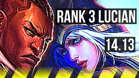 LUCIAN Nami Vs ASHE Lulu ADC Rank 3 Lucian 46k DMG Rank 16