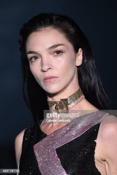 A Model Maria Carla Boscono Walks The Runway During The Versace Show