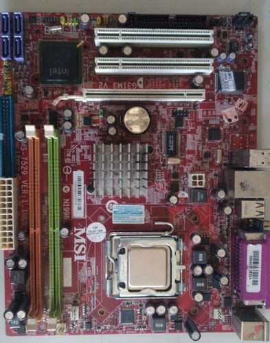 Placa Mãe Msi Ddr2 G31m3 V2 Processador De Brinde | Parcelamento sem juros