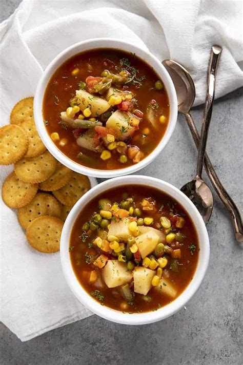 Easy Vegetable Soup The Salty Marshmallow