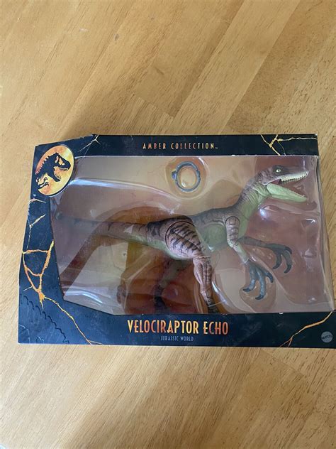 Mavin Jurassic World Amber Collection Velociraptor Echo Dinosaur