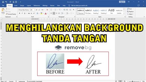 Cara Menghapus Background Tanda Tangan Remove Background Remove Bg