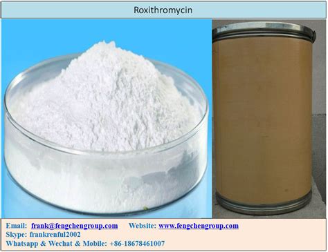 Roxithromycin Roxithromicin Powder API Bahan Baku BP EP USP CAS