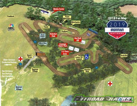 Us Mx Ironman National Round 3 Track Map Streckenverlauf Schedule