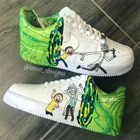 Air Force 1 Custom Rick and Morty | Nike air force, Nike air, Rick y morty