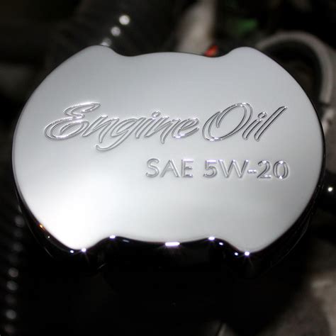 Chrome Engine Oil Cap Cove For 2005 2014 Ford Mustang