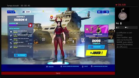 Live Fortnite Fr On Fait Des Pp Defile De Mode Fight Cache Cache