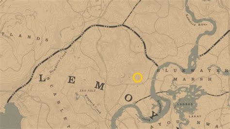 RDR2 Points of Interest Locations Guide