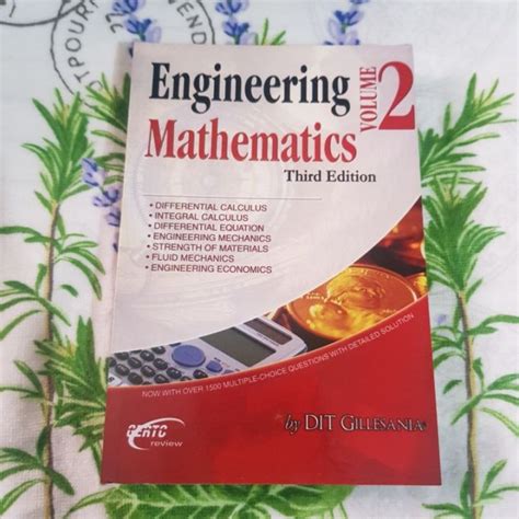 Engineering Mathematics Volume Third Edition By Gillesania Lazada Ph