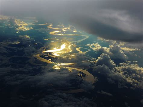 Amazon Rain Forest At Sunset As Seen From The Clouds Flickr