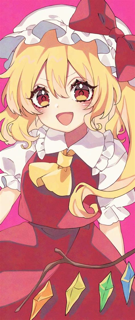 Kyouda Suzuka Flandre Scarlet Touhou Commentary Request Highres Girl D Ascot Blonde