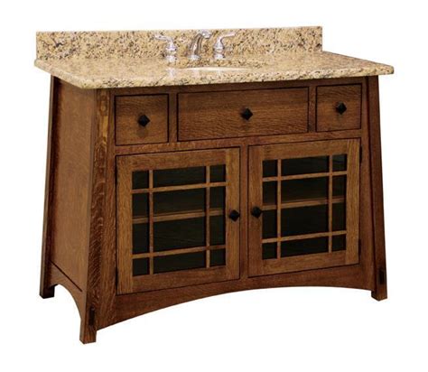 49 Single Bathroom Vanity Cabinet Set From Dutchcrafters Amish