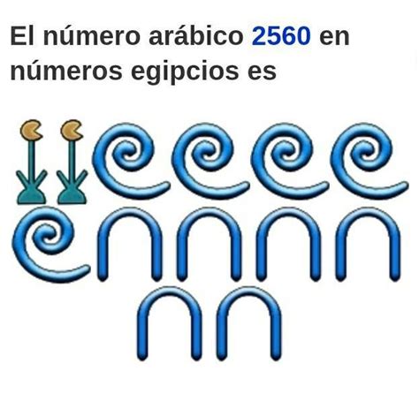 escribe en número egipcio las siguientes cantidades a 2560 b 369