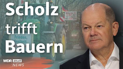 Bauernproteste Scholz spricht mit Landwirten Ampel lädt zu