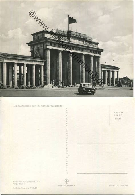 Historische Ansichtskarten Berlin Mitte Brandenburger Tor