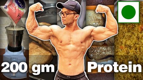 Full Day Of Eating On Lean Bulk 2800 Calories 200 Gm Protein Vegetarian Youtube