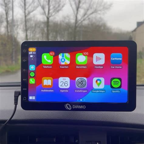 Dirmo Inch Navigatiesysteem Geschikt Voor Apple Carplay Android