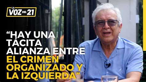 Víctor Tipe Hay una tácita alianza entre el crimen organizado y la