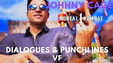 Mortal Kombat Johnny Cage Toutes Les Intros Dialogues Punchlines