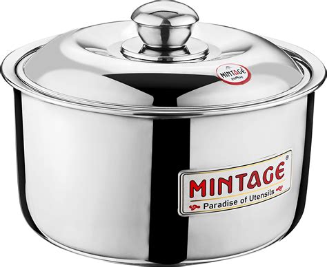 Buy Mintage Stainless Steel Hot Pot 7 5 Liters Sambar Pot Keeps