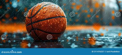 Basketball On The Court In The Rain An Irresistible Passion For