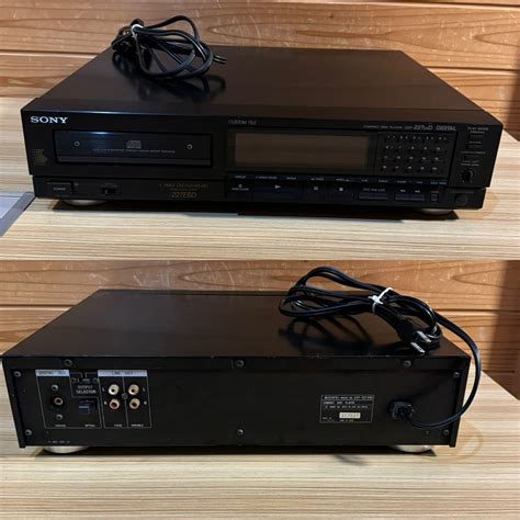 Yahoo オークション 美品SONY CDP 227 ESD CDプレイヤー リモコ