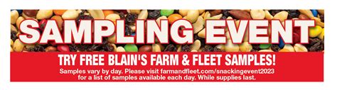 Sampling Event Picture Blain S Farm And Fleet Blog